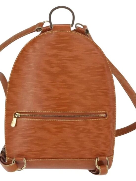 LOUIS VUITTON Epi Mabillon Backpack Zipangu Gold LV Auth main image 9